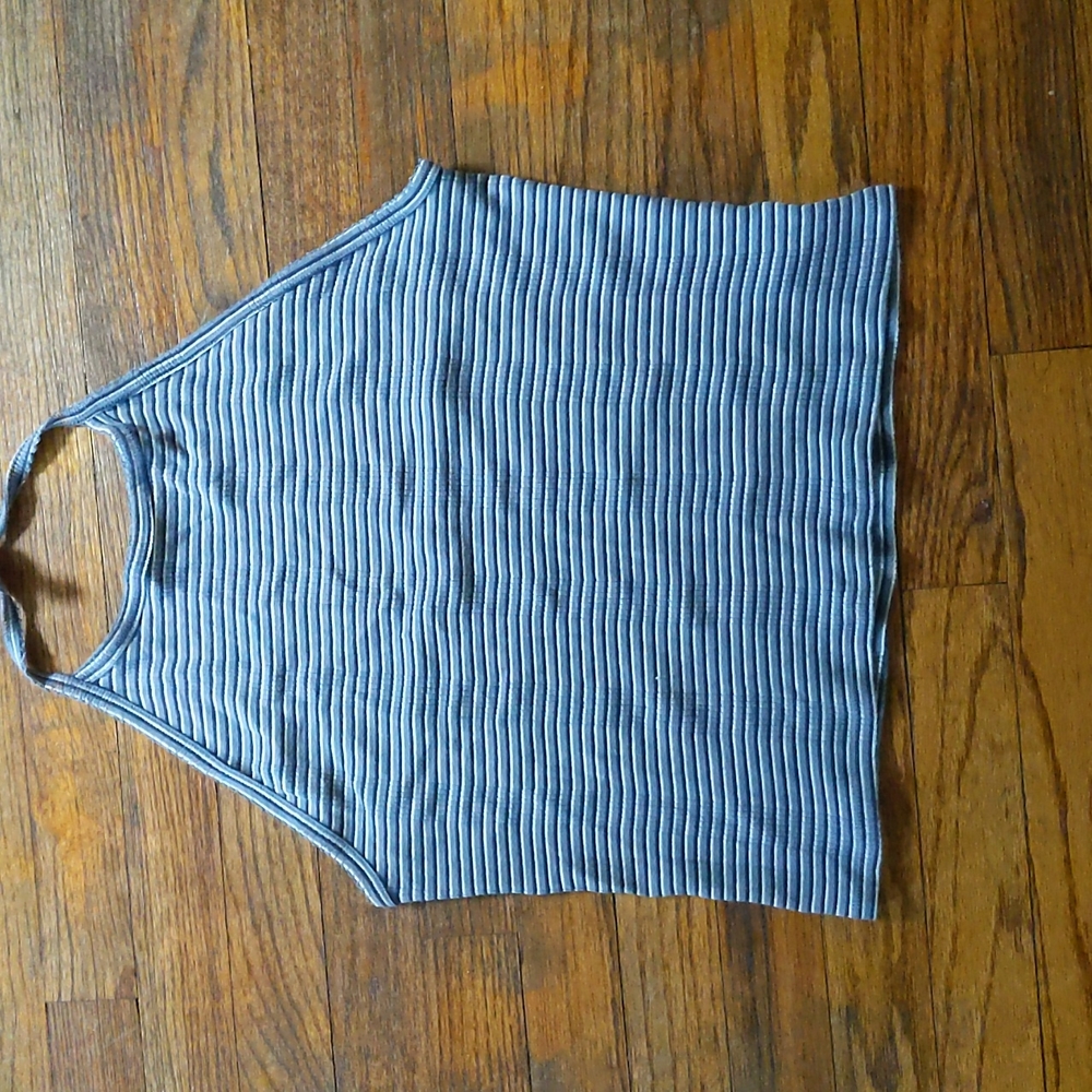 Striped halter top